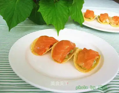 Chip salmon salad