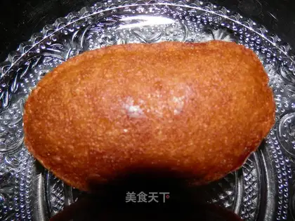 Homemade rose yellow cake