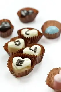 Handmade Valentine's Day chocolate