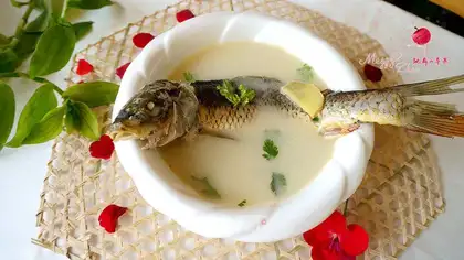Fresh carp soup