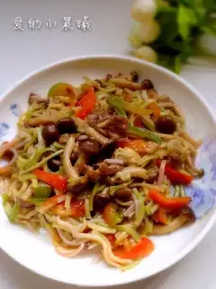Seven-colored noodles