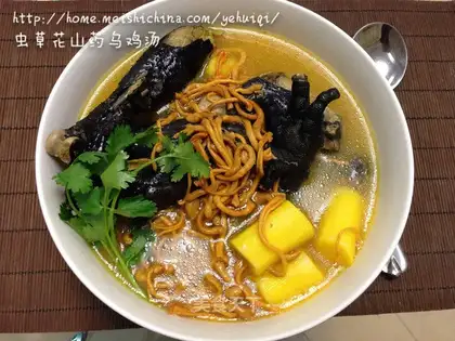 A chicken soup for the worm herbs
