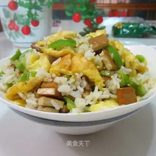 Egg tofu fried rice