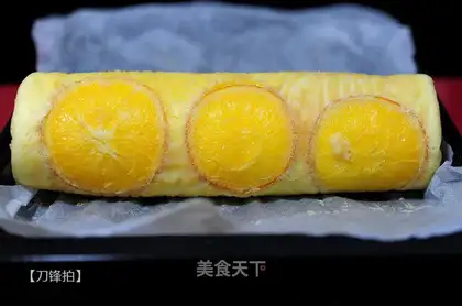 Orange strawberry rolls
