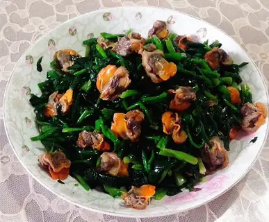 Spinach with a twirl