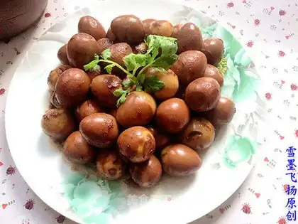 Beer quail eggs