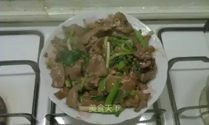 Garlic makes a pig's heart