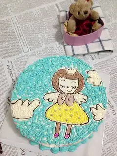Princess' birthday cake