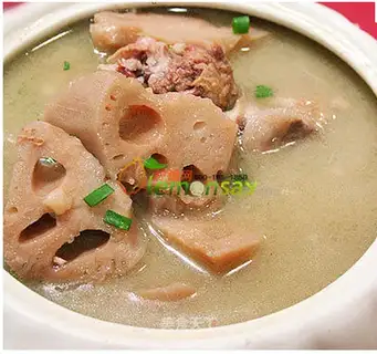 Ribs and lotus root soup