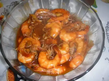 braised prawns