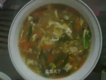 Shrimp soup with scallops and shrimp