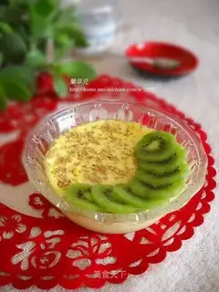 Microwave milk stewed egg