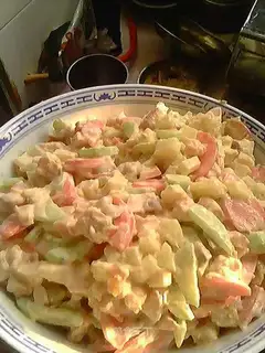 Double potato salad
