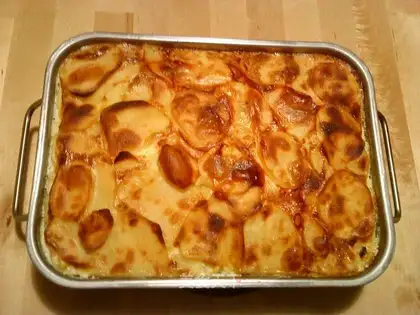 Salmon pudding