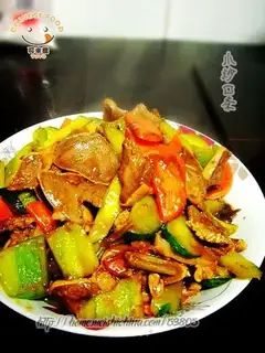 stir-fried strips