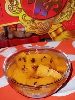 Osmanthus pumpkin in syrup