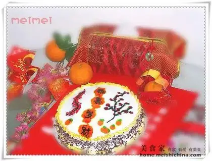 Spring sponge cake