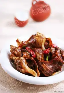 Sauce fried conch