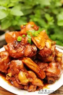 Fried chicken nuggets with fragrant dried meat