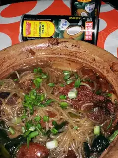 Garlic mutton vermicelli pot