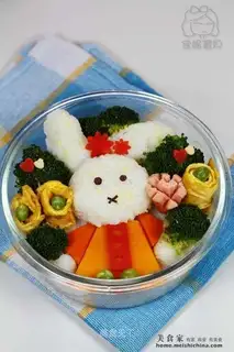 Cartoon Rabbit Bento