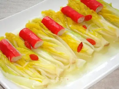 Baby vegetable in thick sauce