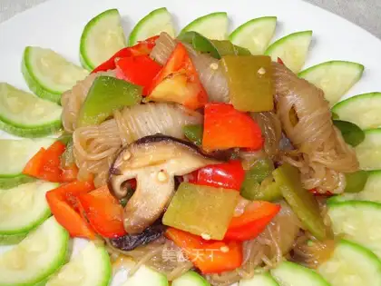Konjac Hand Rolls in Oyster Sauce