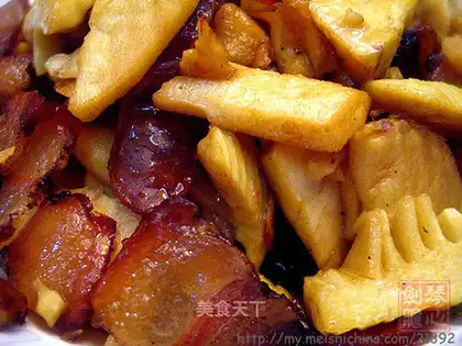 stir-fried preserved bamboo shoots