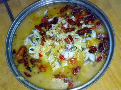 fish with Chinese sauerkraut