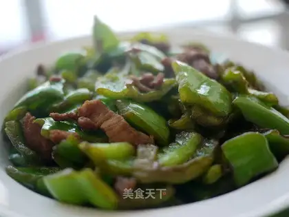 green pepper meat