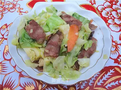 Sausage and cabbage