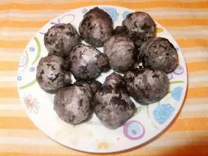 fried glutinous rice balls