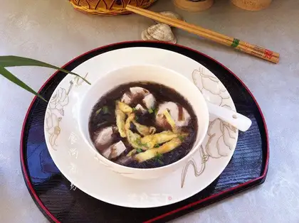 ♪ Purple meatball soup ♪