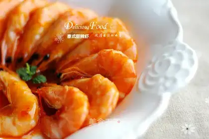 Thai sweet shrimp