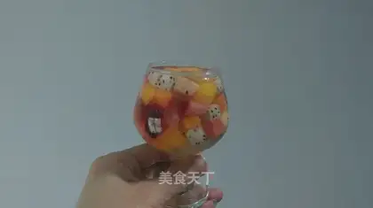 The fruit pudding