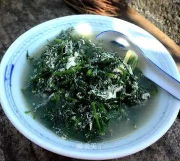 Spicy egg soup