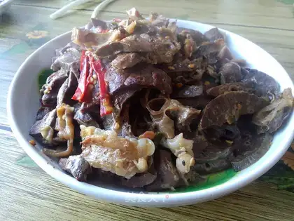 Spicy pig lungs