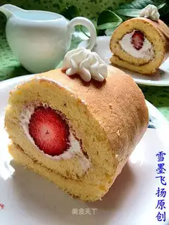 Strawberry roll