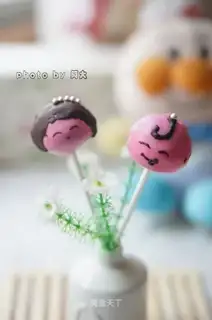 Girl lollipop cake