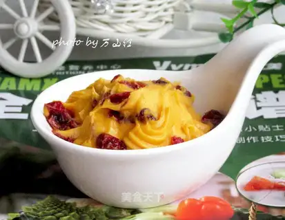 Milk mashed salad