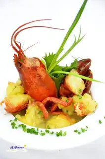 Buttered Boston lobster