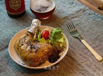 Roasted chicken legs