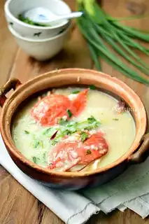 Crab porridge
