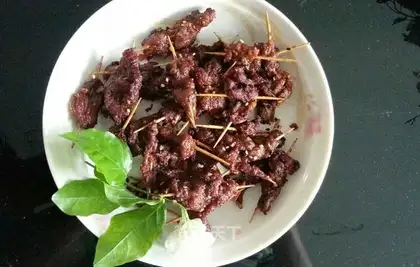 Toothpick beef