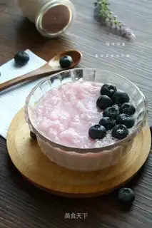 Blueberry tofu cheese