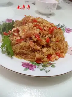 Shrimp garlic fan