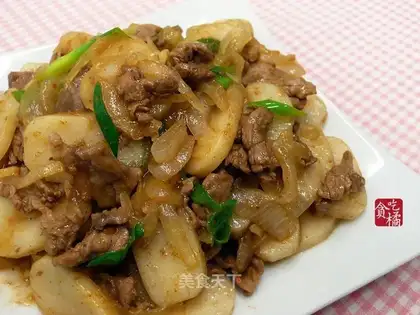 Sand and beef cake