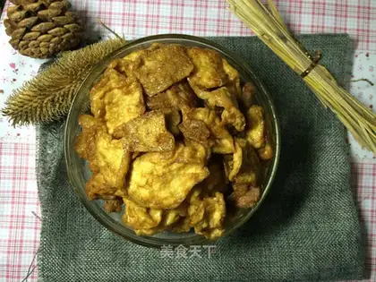 Tofu fried meat