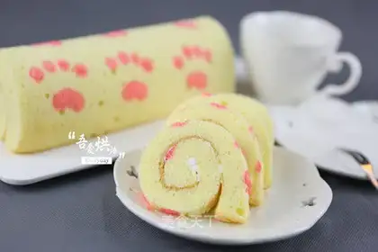 Handmade cake rolls