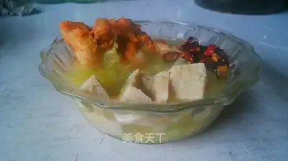 Tofu soup